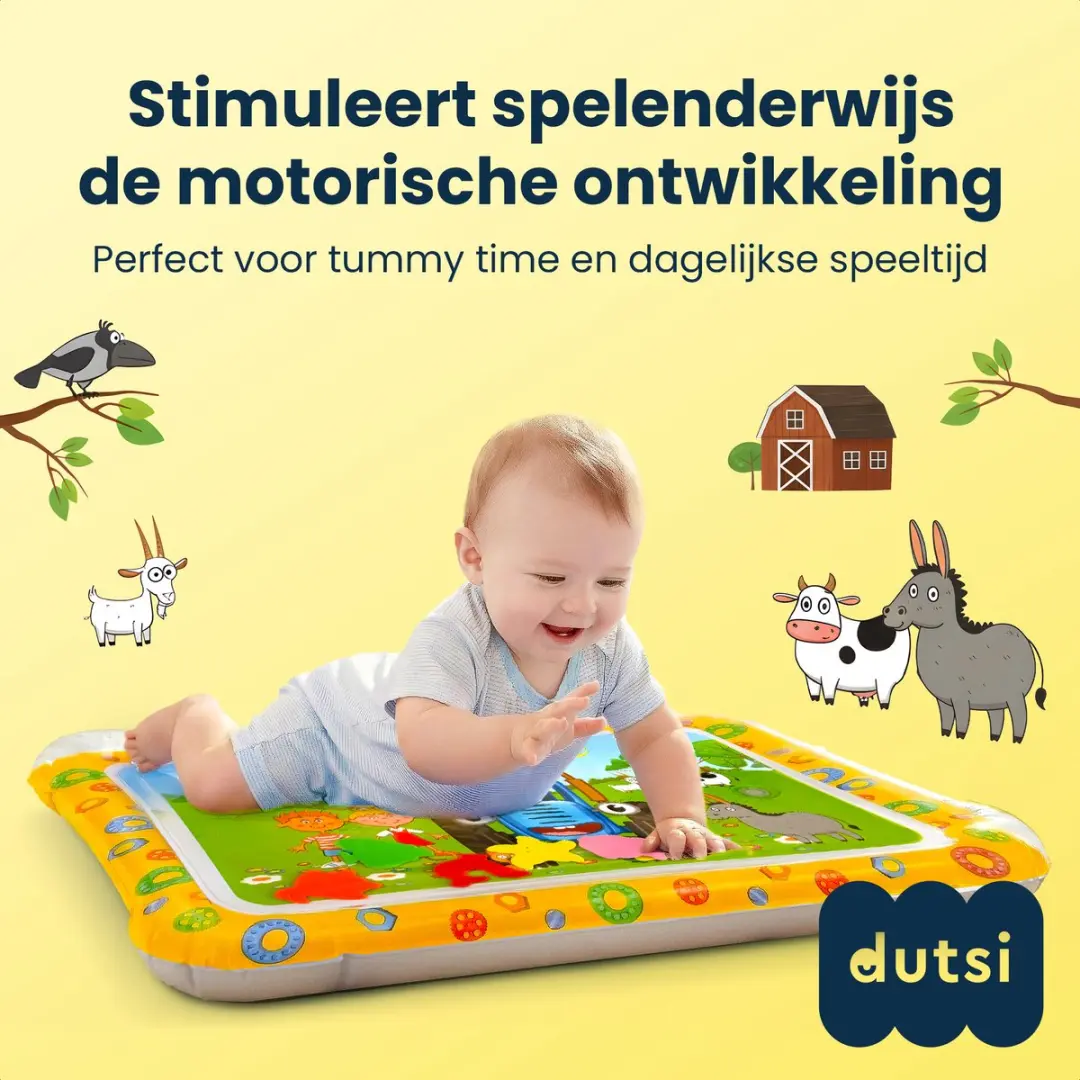 Dutsi Waterspeelmat Baby 66x51cm - Geel