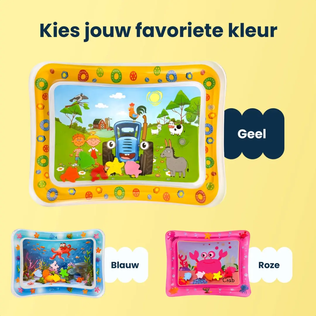 Dutsi Waterspeelmat Baby 66x51cm - Geel