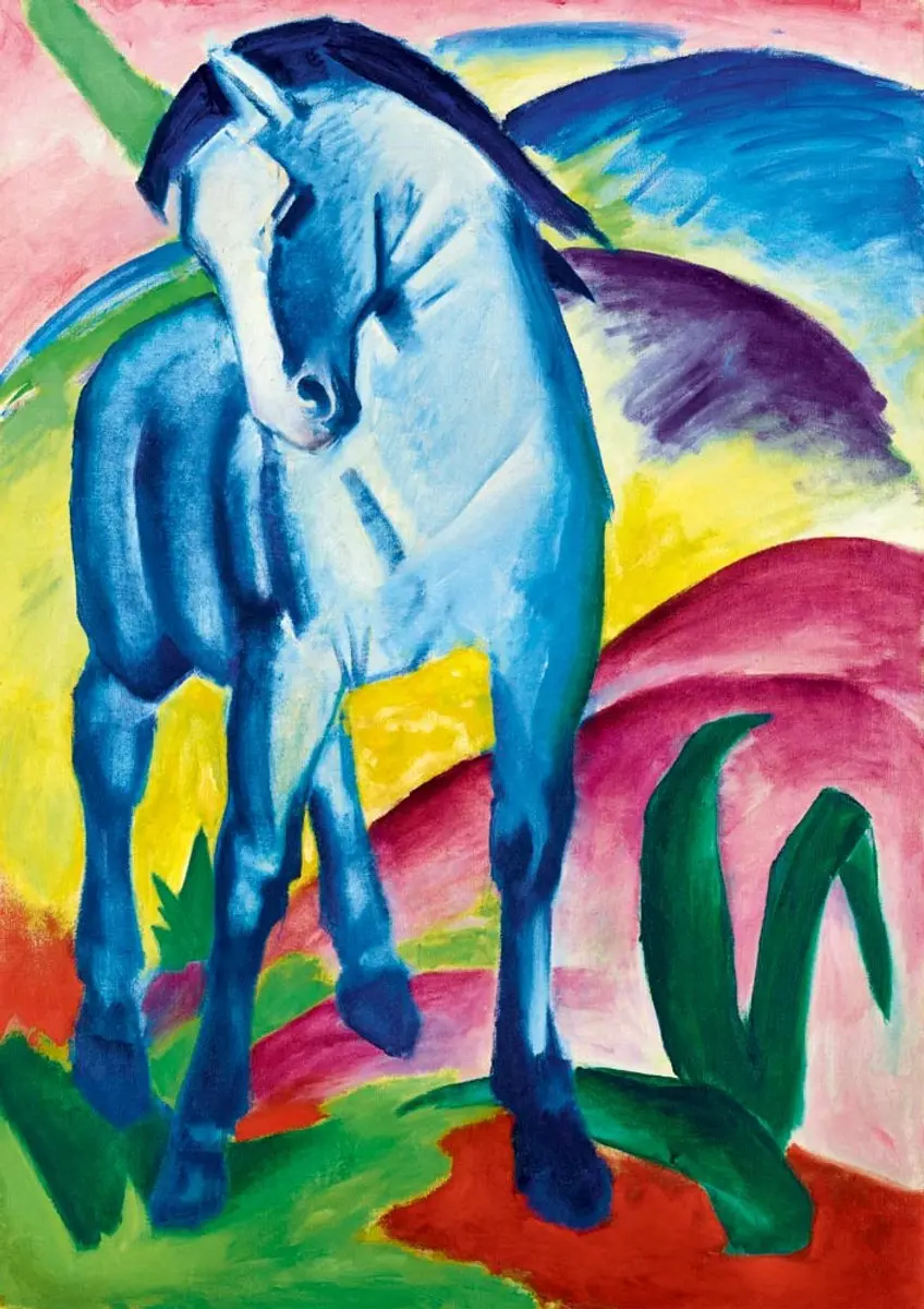 Bluebird Puzzle puzzel Franz Marc