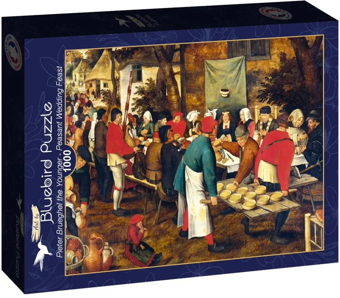 Bluebird Puzzle Pieter Brueghel Peasant Wedding Feast 1000 Stuks - 1000 Puzzeldelen