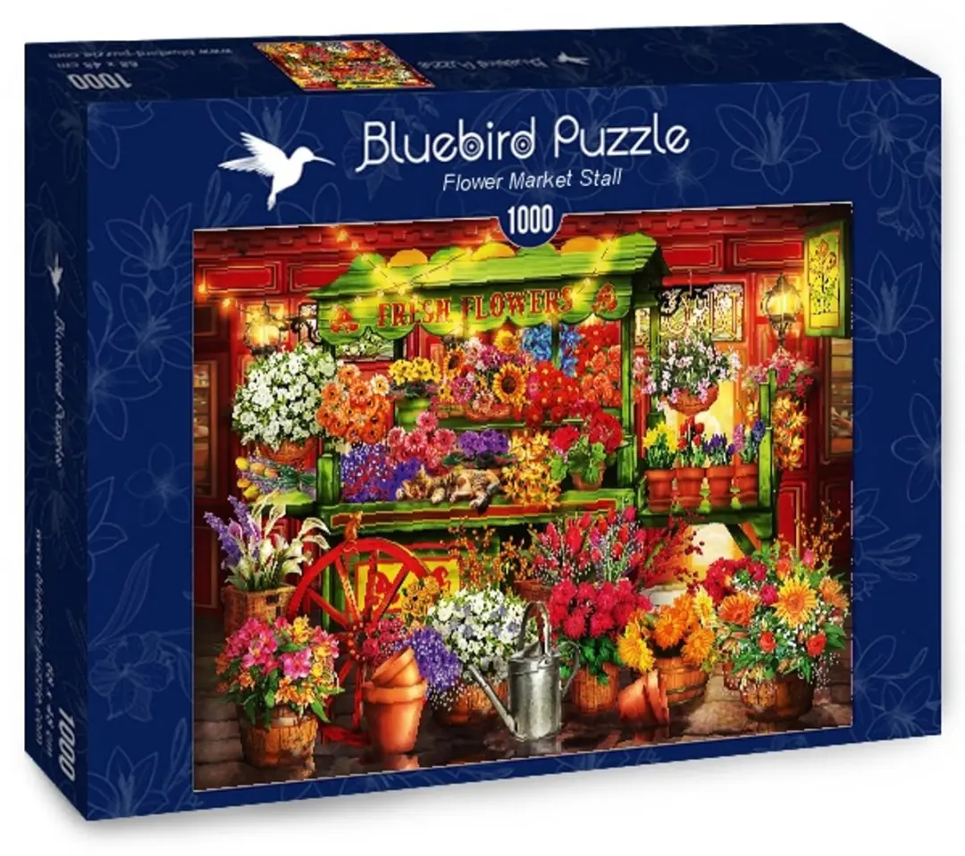 Bluebird Puzzle Flower Market Stall 1000 Stuks - 70333