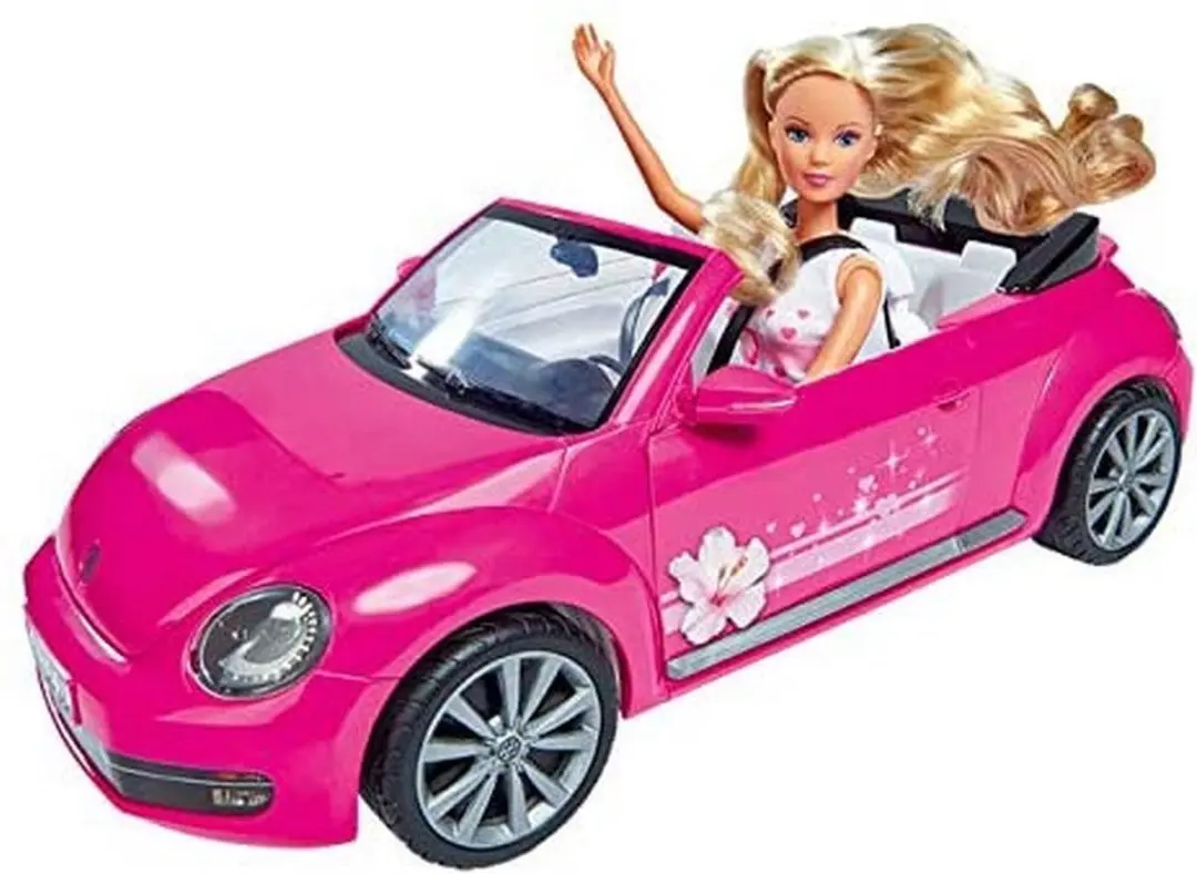Simba Dickie Steffi Love Cabriolet New Beetle - Roze - MPN 105733353