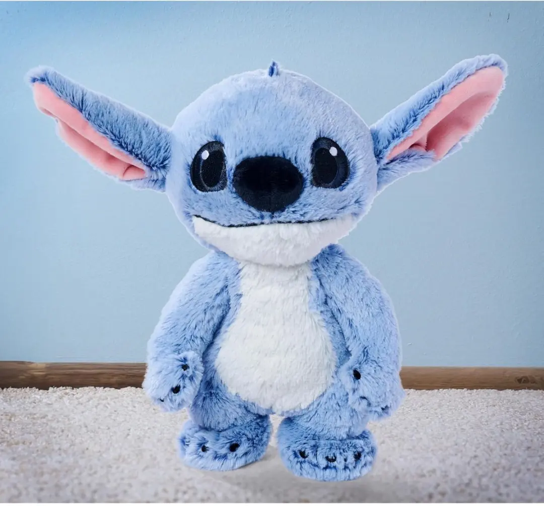 Simba Disney Lilo & Stitch Stitch Pluche - 25cm - Blauw/Roze/Wit