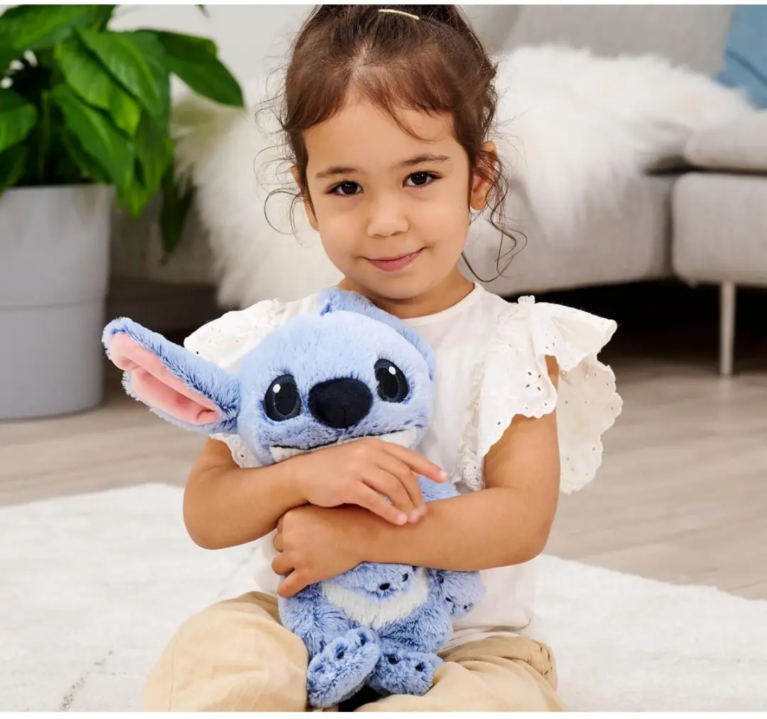 Simba Disney Lilo & Stitch Stitch Pluche - 25cm - Blauw/Roze/Wit