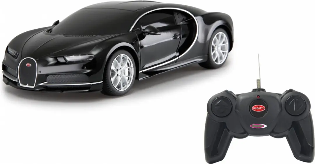 Jamara RC Sportauto Bugatti Chiron 1:24 - Zwart - afbeelding 6 van 6