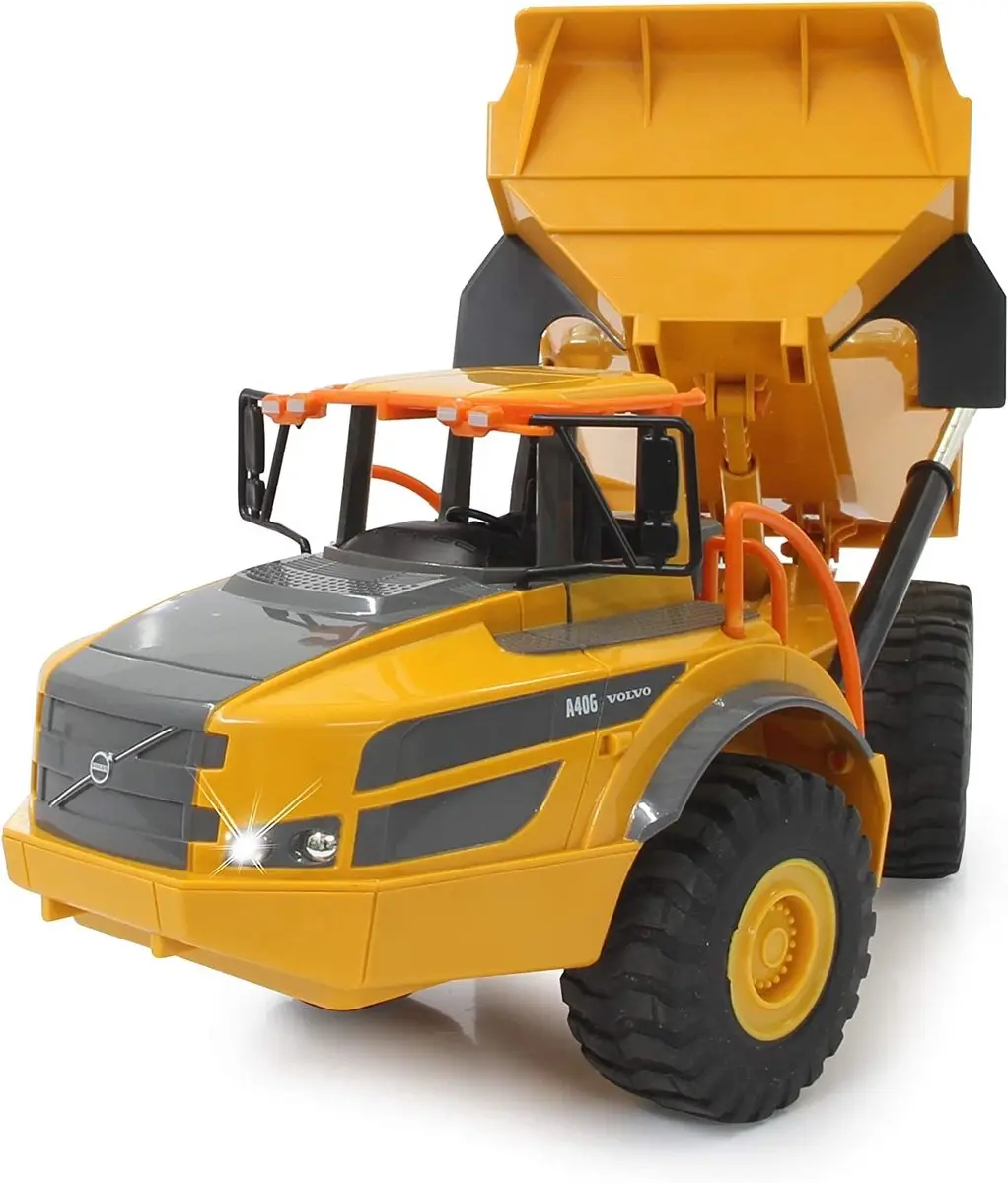 Jamara RC Vrachtwagen Volvo A40G Kiepwagen 1:26 - Geel - afbeelding 6 van 6