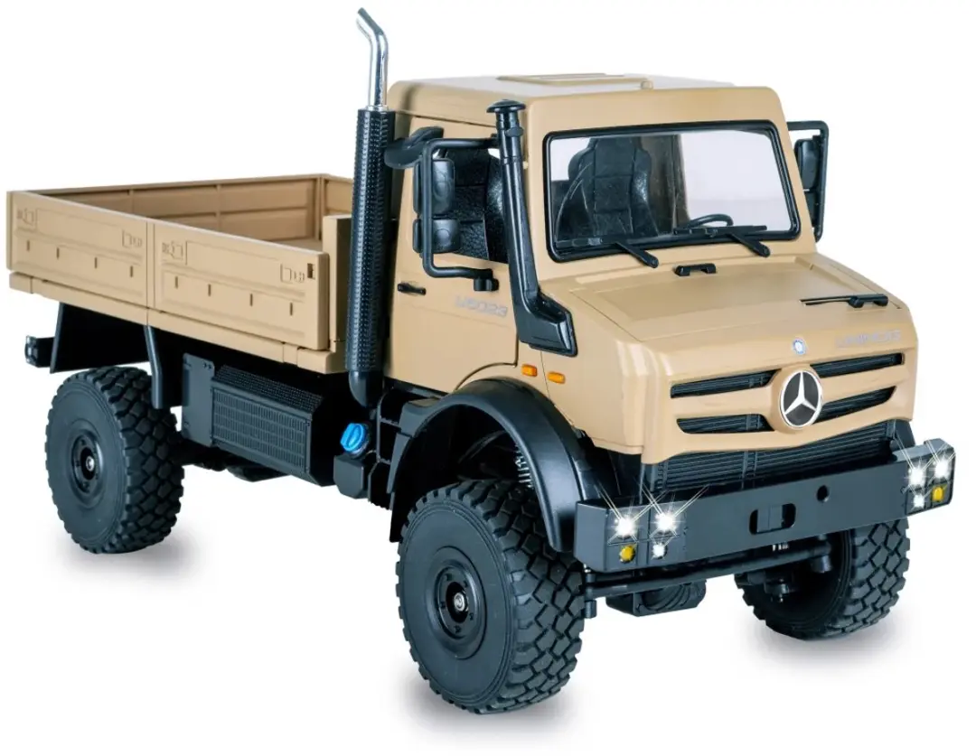Jamara Mercedes-Benz Unimog U5023 RC Auto 1:14 - 2,4GHz - afbeelding 2 van 6
