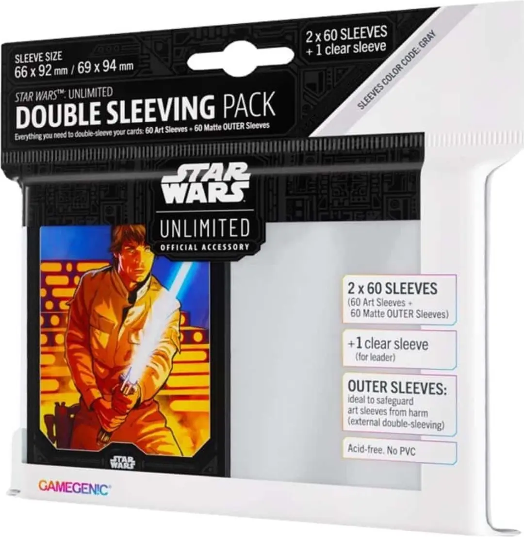 Gamegenic Star Wars Unlimited Luke Skywalker Double Sleeving Pack