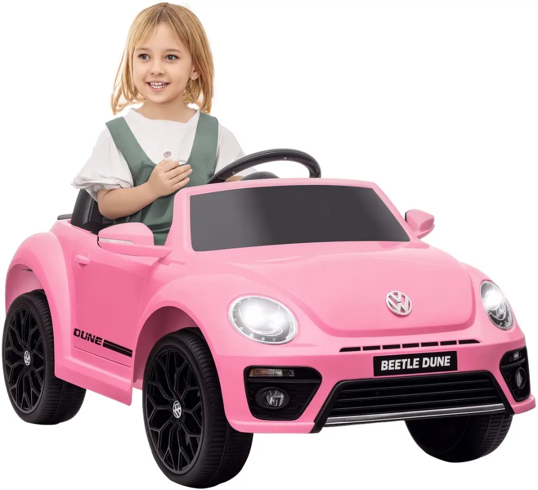 AIYAPLAY Elektrische kinderauto Kunststof, Metaal 97L x 56,5B x 46H cm Roze