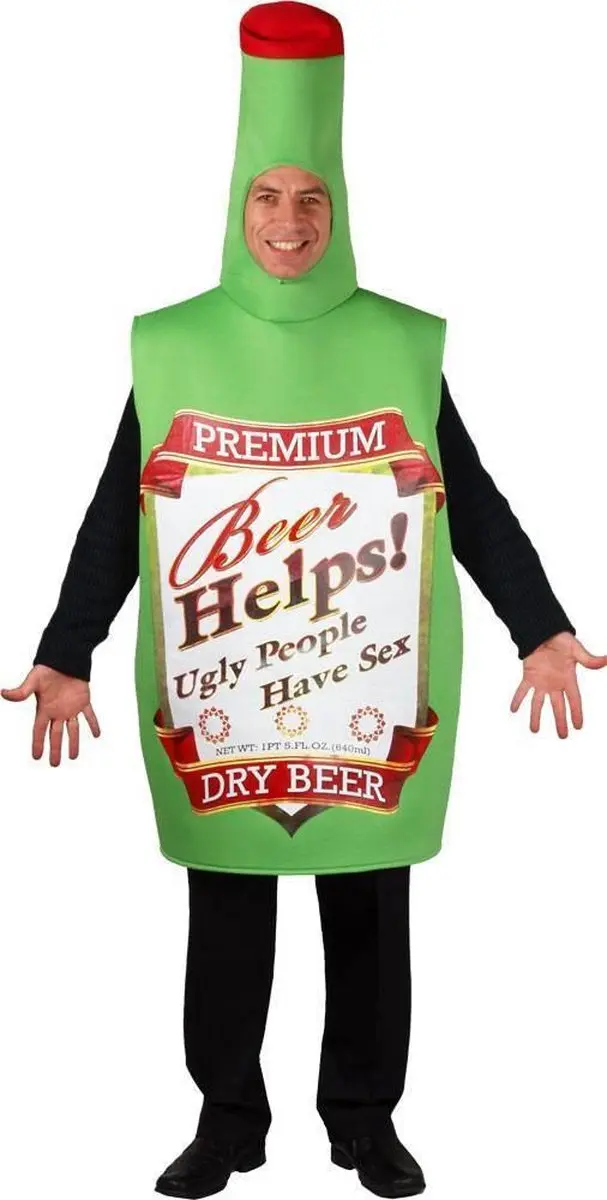Grappig bierfles pak