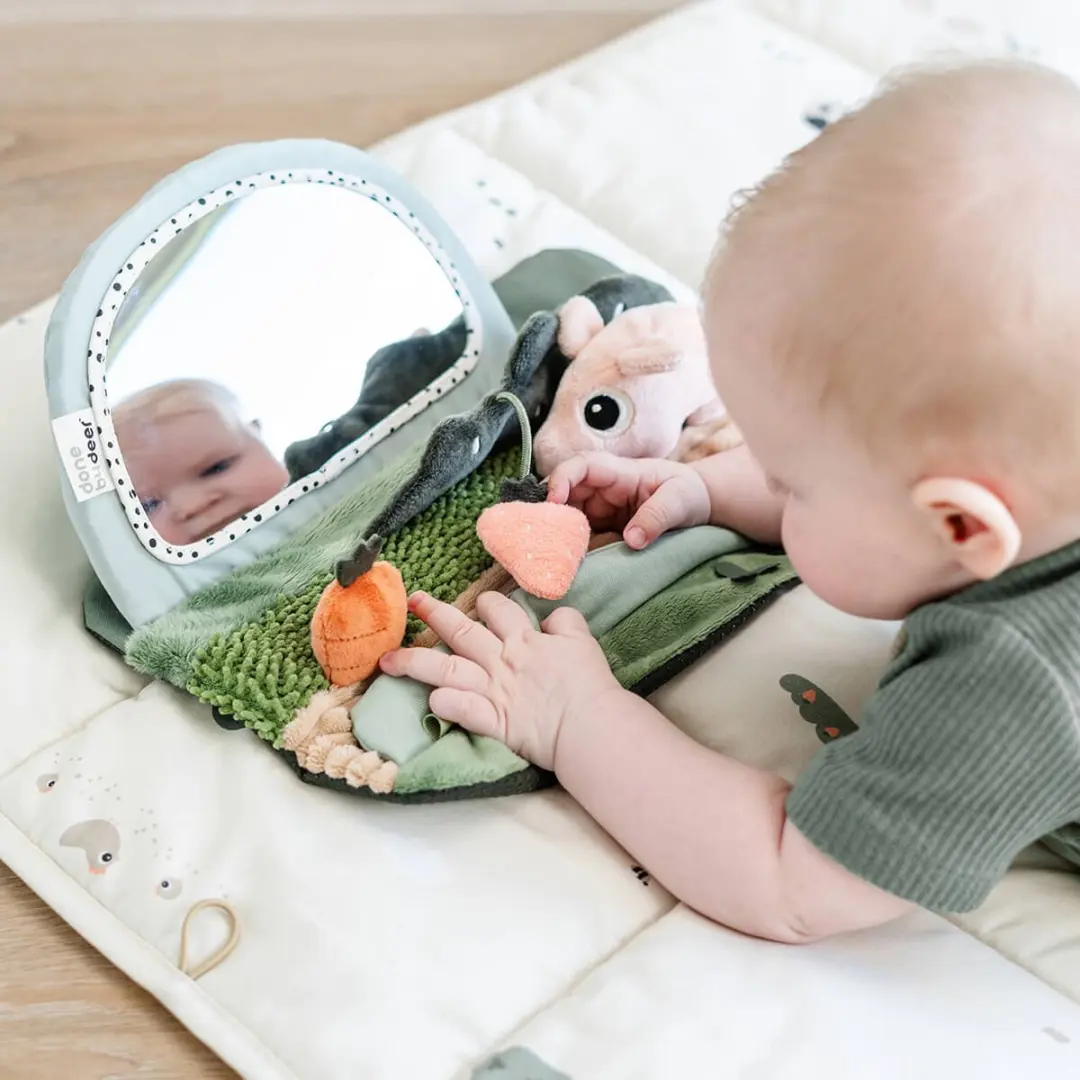 Done By Deer Vloerspiegel Tiny Farm - Tummy Time - afbeelding 4 van 6
