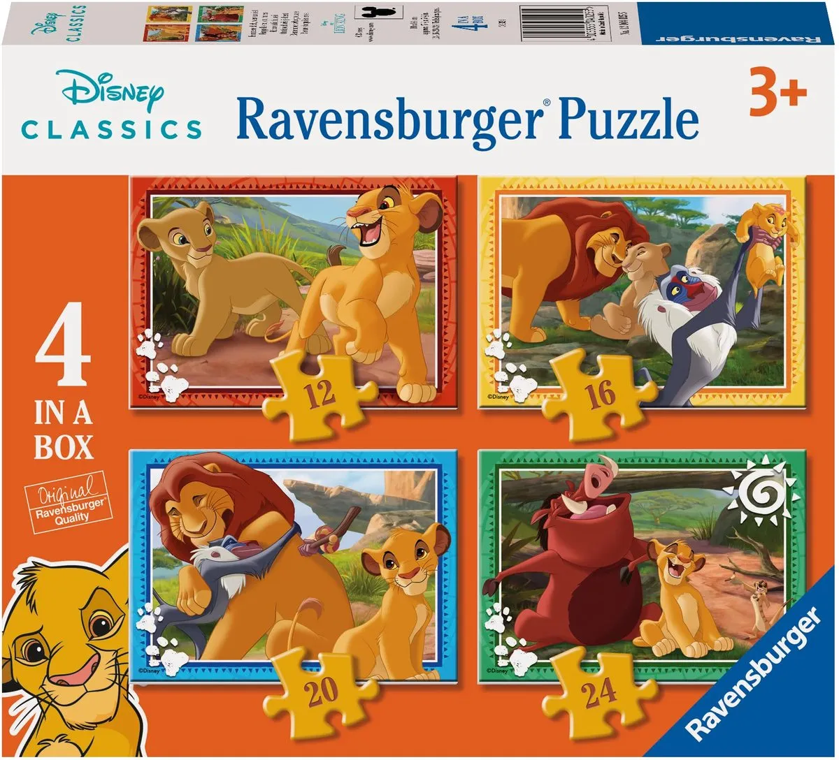 Ravensburger The Lion King Legpuzzel 72 Stuks - 12004025