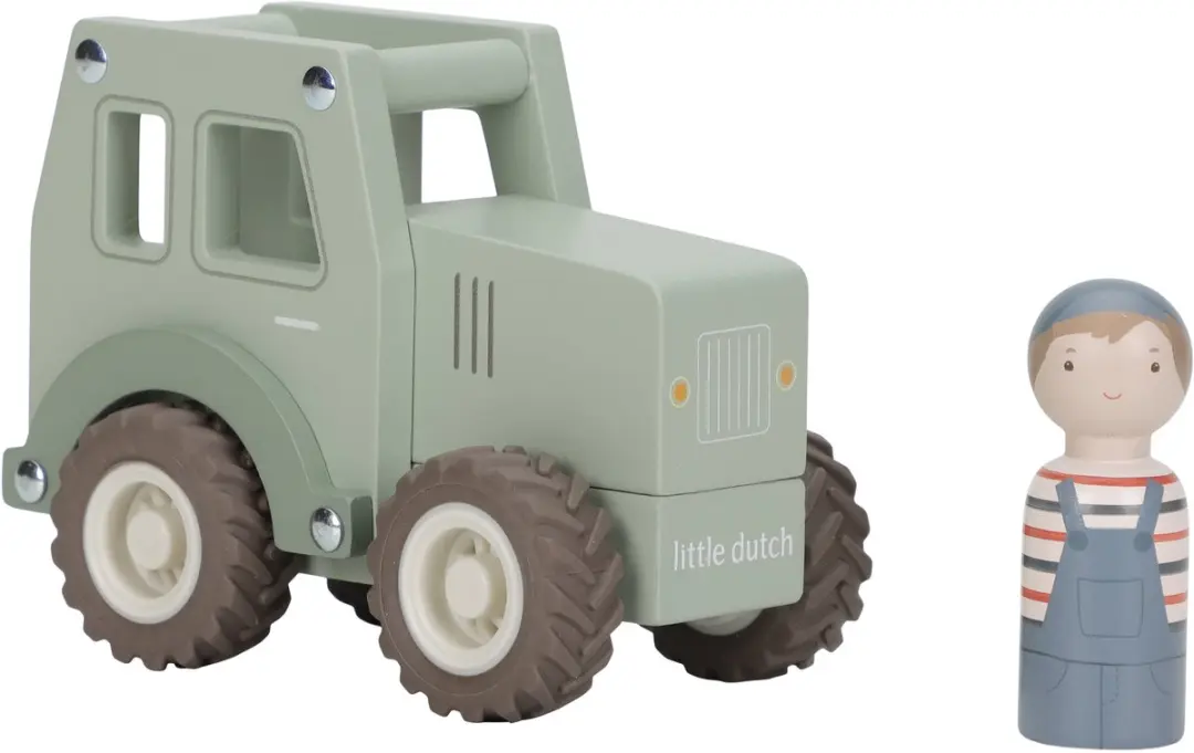 Little Dutch Tractor Hout LD2551 - Groen