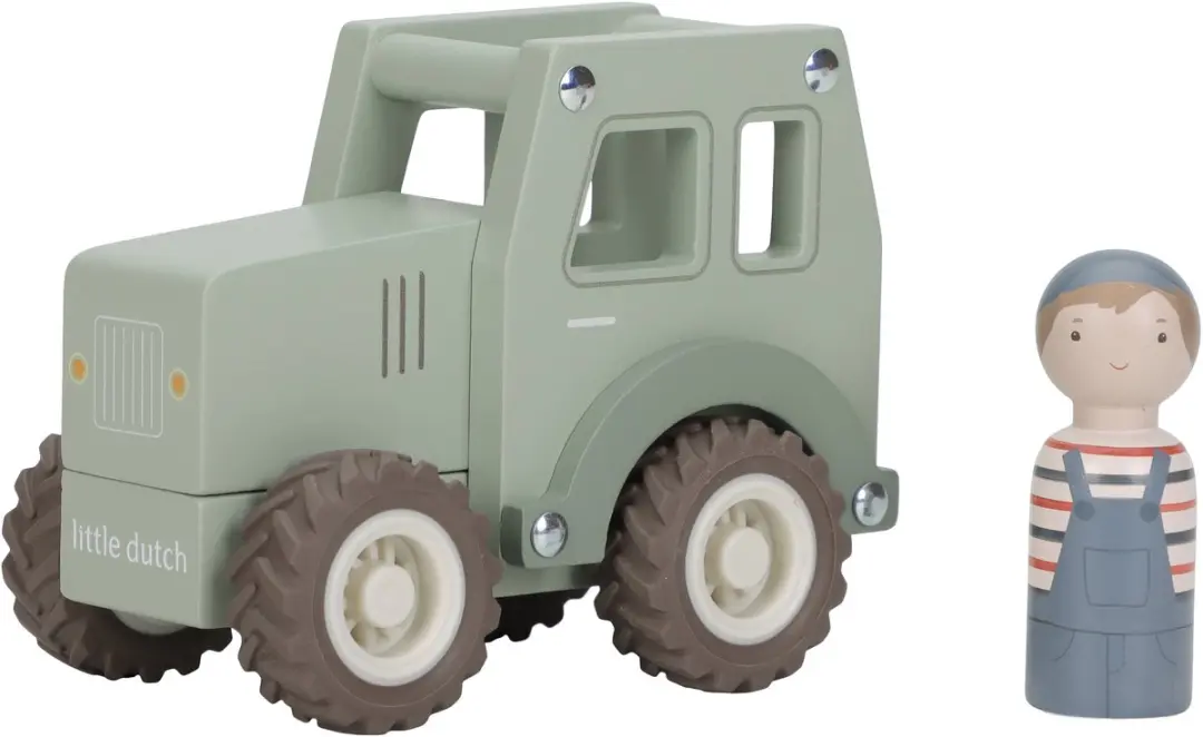 Little Dutch Tractor Hout LD2551 - Groen