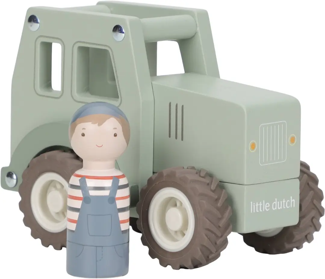 Little Dutch Tractor Hout LD2551 - Groen