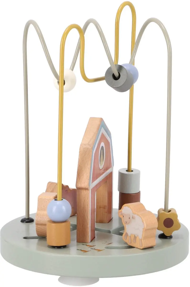 Little Dutch Little Farm Activiteitenspiraal Hout - Multi - afbeelding 5 van 6