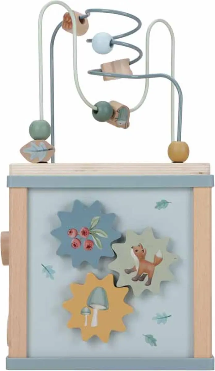 Little Dutch Houten Activiteitenkubus Forest Friends - Multi - afbeelding 3 van 6