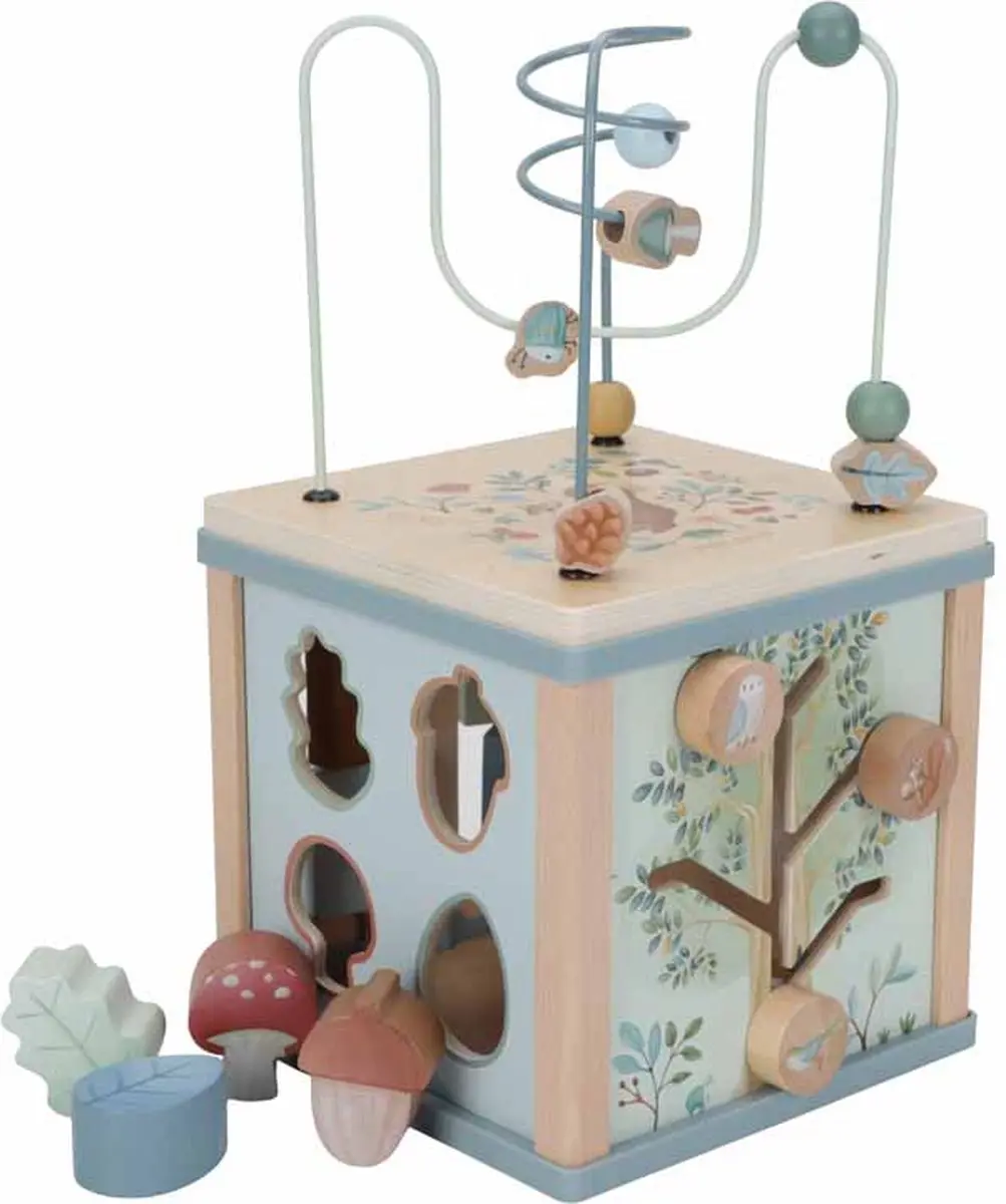 Little Dutch Houten Activiteitenkubus Forest Friends