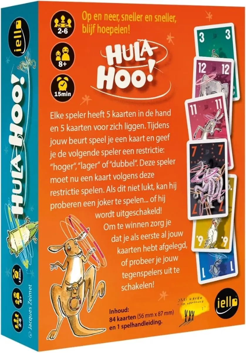 Iello Hula Hoo Kaartspel - 2-6 Spelers