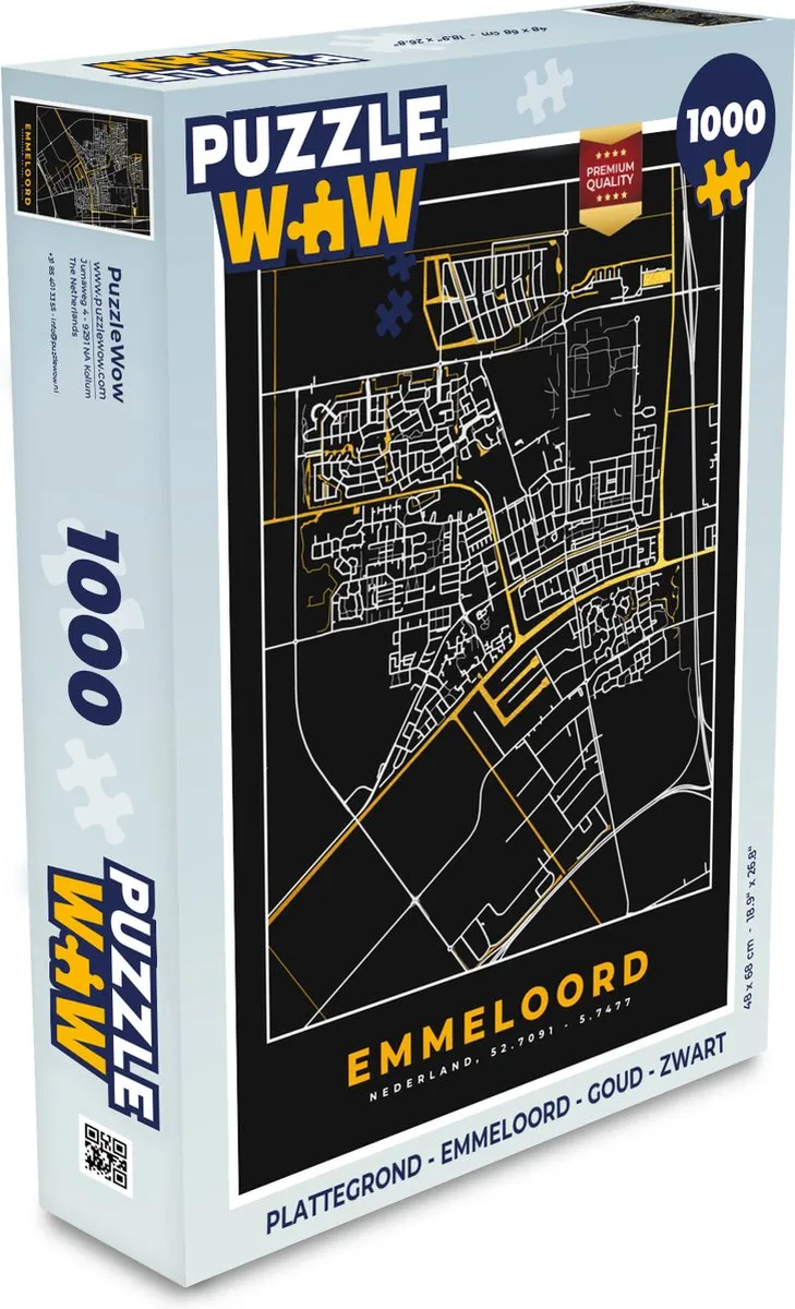 PuzzleWow Emmeloord Legpuzzel 1000 Stuks