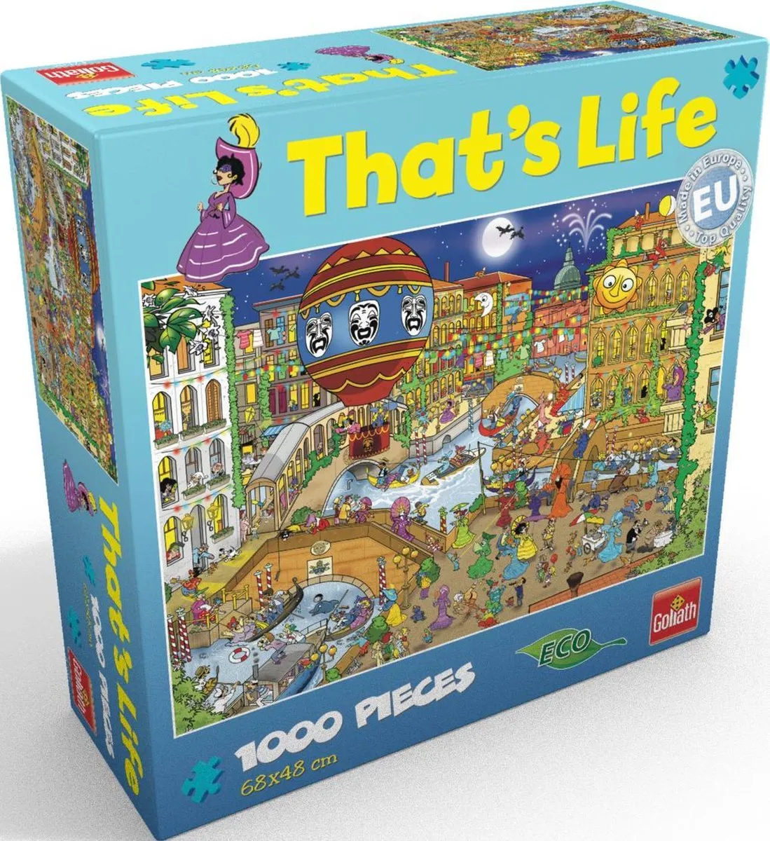 Goliath That's Life Venice 1000 Puzzeldelen - Diverse kleuren