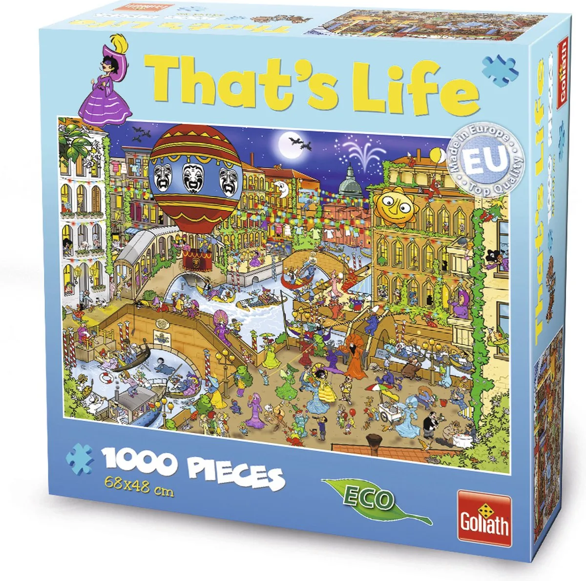 Goliath That's Life Venice 1000 Puzzeldelen - Diverse kleuren