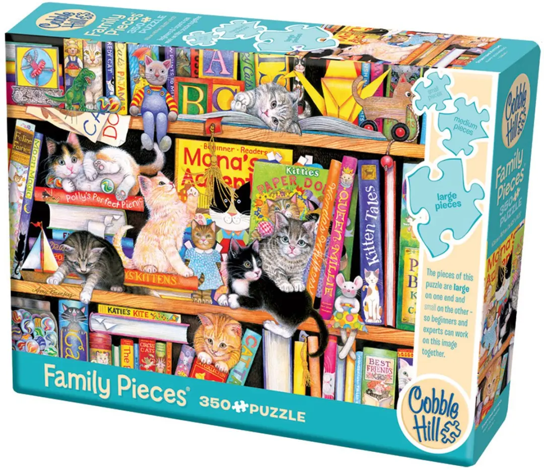 Cobble Hill Storytime Kitties Legpuzzel 350 Stuks - Multicolor
