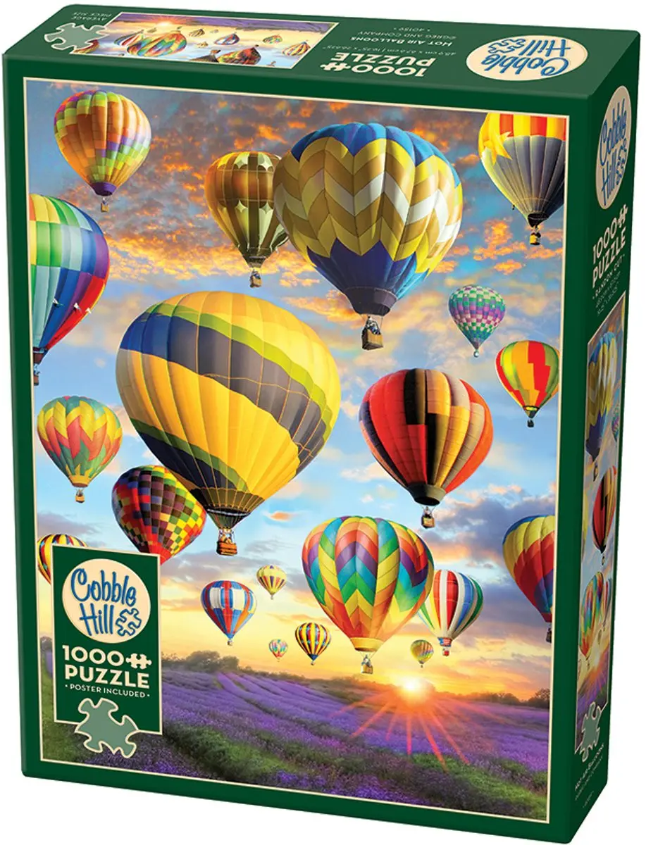 Cobble Hill Hot Air Balloons Puzzel 1000 Stukken - Meerkleurig