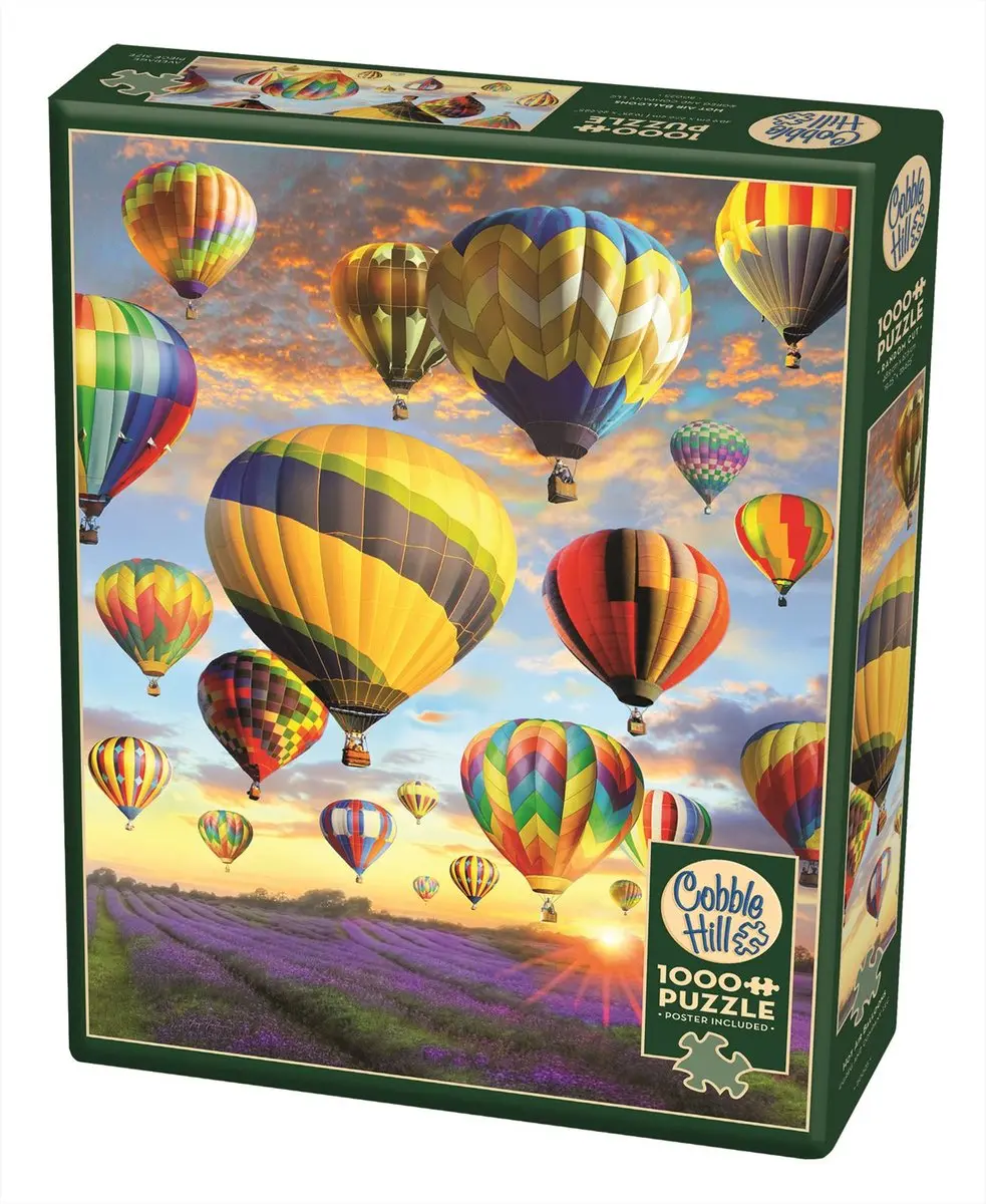 Cobble Hill Hot Air Balloons Puzzel 1000 Stukken - Meerkleurig