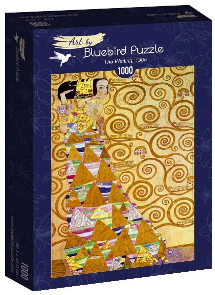 Bluebird Puzzle Gustave Klimt The Waiting 1000 Stuks - Meerkleurig