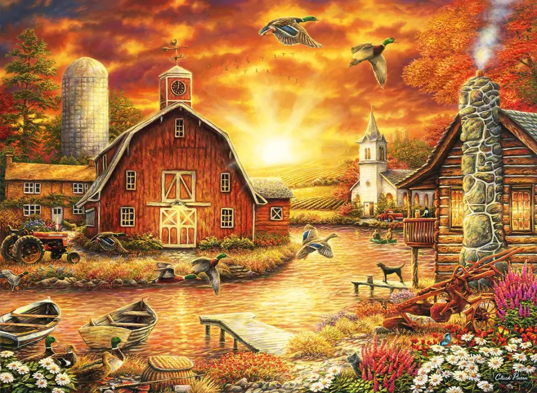 Bluebird Puzzle Chuck Pinson Honey Drip Farm 3000 Stuks