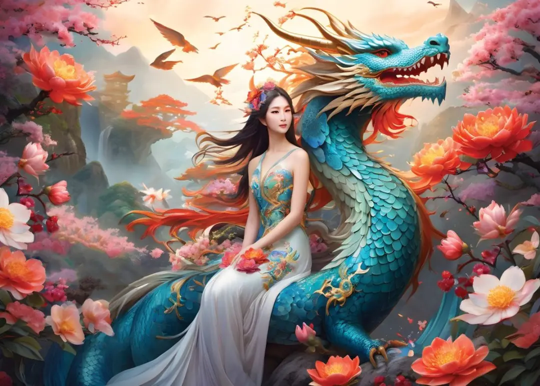 Bluebird Puzzle legpuzzel Blue Dragon