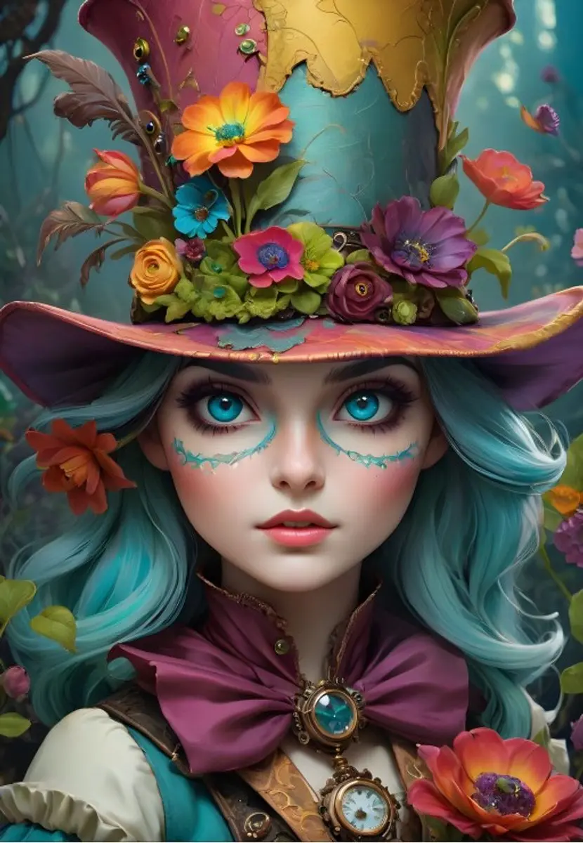 Bluebird Puzzle Lady with a Hat 1000 Stuks