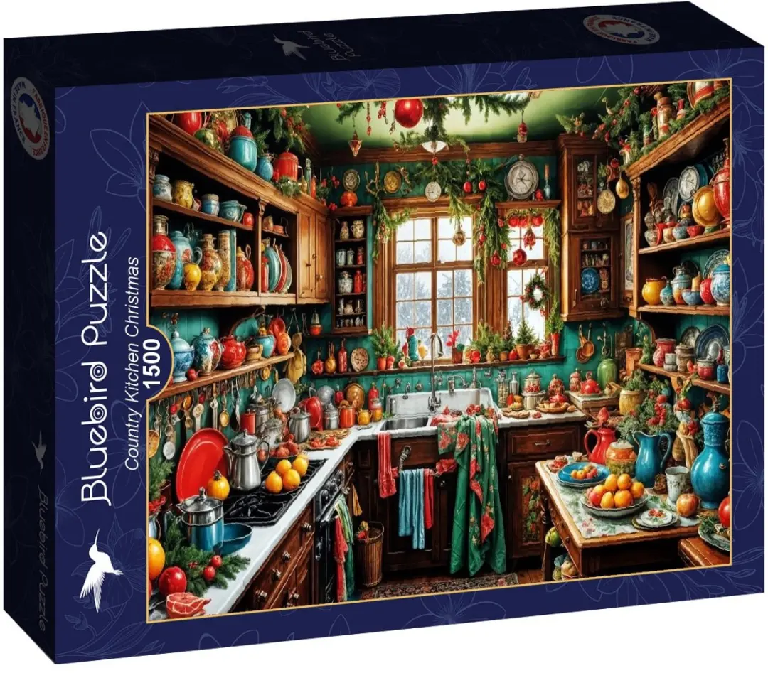 Bluebird Puzzle Country Kitchen Christmas 1500 Stuks - 1500 Puzzels