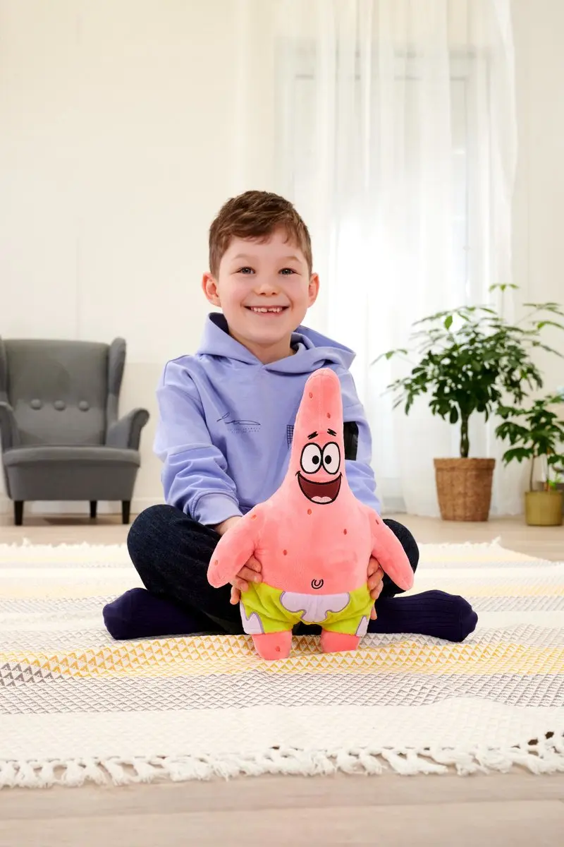 Simba SpongeBob SquarePants Knuffel Patrick 35cm - Roze/Geel/Paars