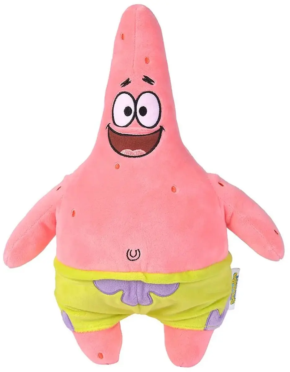 Simba SpongeBob SquarePants Knuffel Patrick 35cm - Roze/Geel/Paars