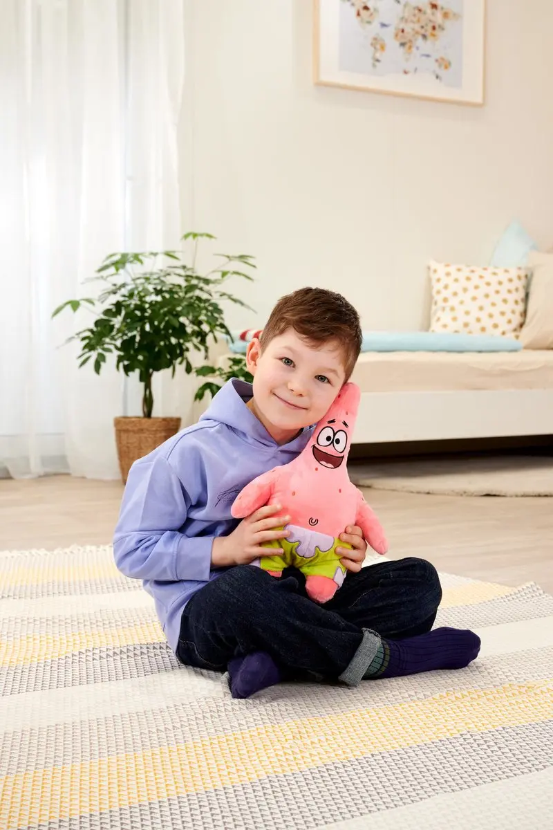 Simba SpongeBob SquarePants Knuffel Patrick 35cm - Roze/Geel/Paars