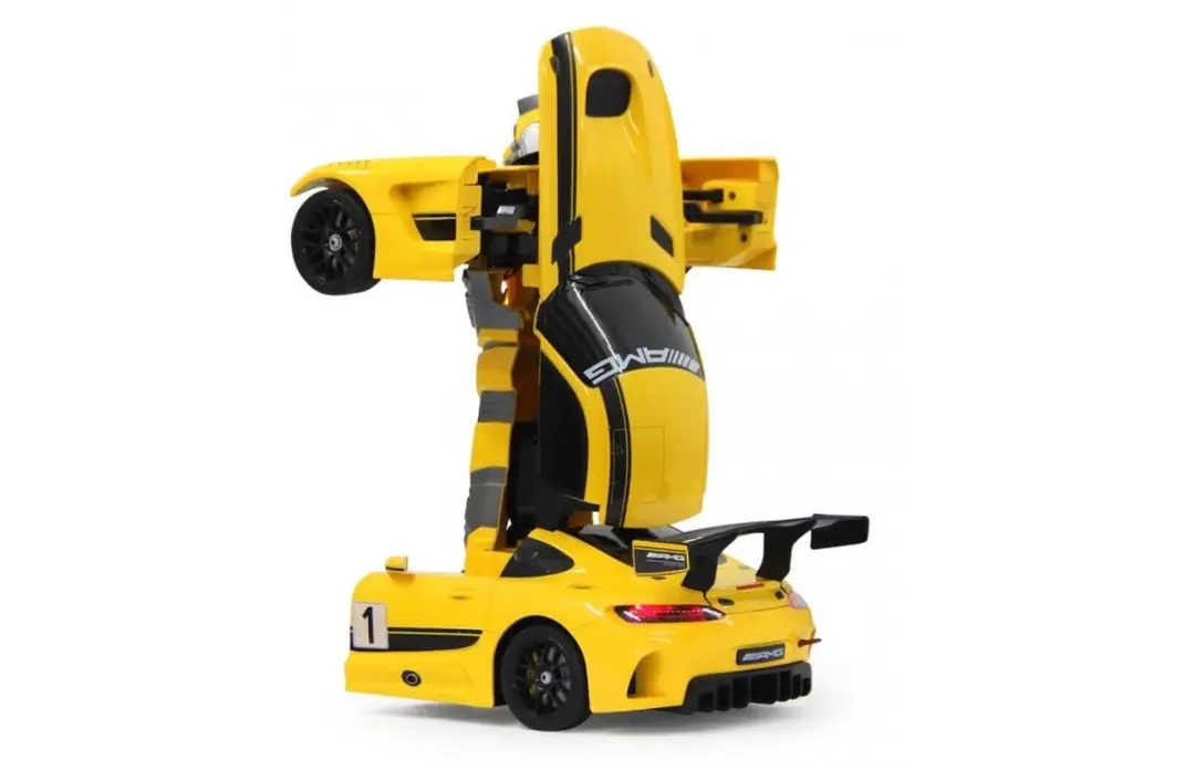 Jamara RC Auto Mercedes-Benz AMG GT3 Transformer Geel 1:14 - 2,4GHz