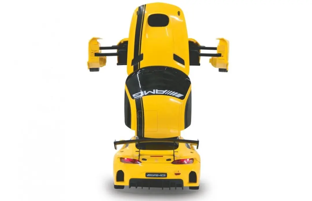 Jamara RC Auto Mercedes-Benz AMG GT3 Transformer Geel 1:14 - 2,4GHz - afbeelding 6 van 6