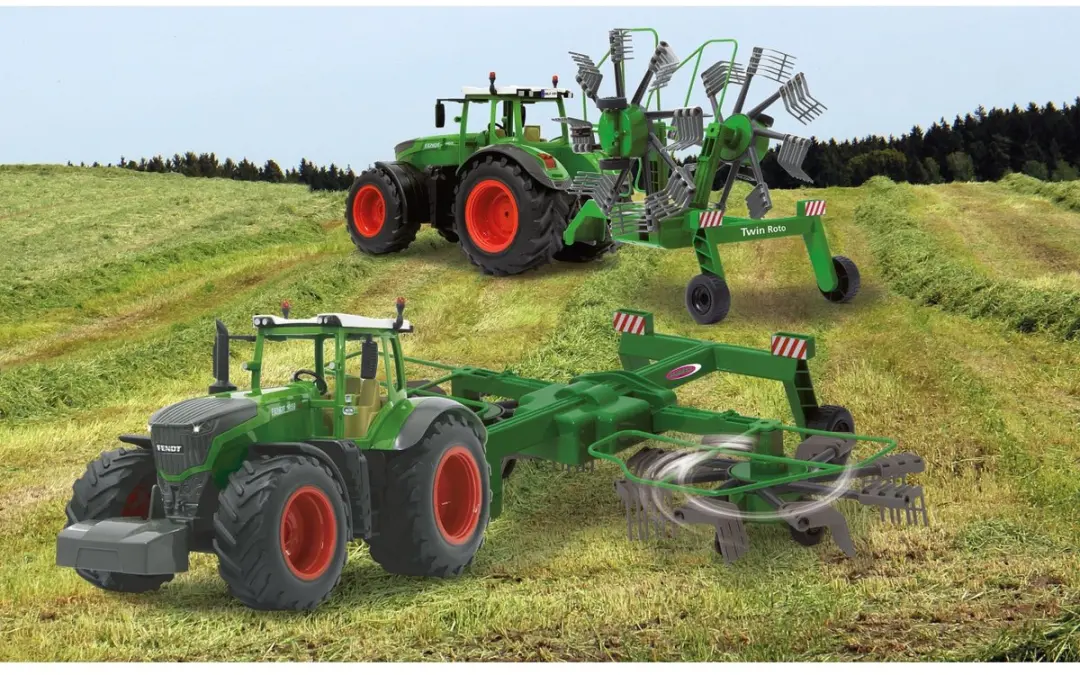 Jamara 412411 Twin Rotor Hooischudder RC Landbouwvoertuig 1:16 - Multi