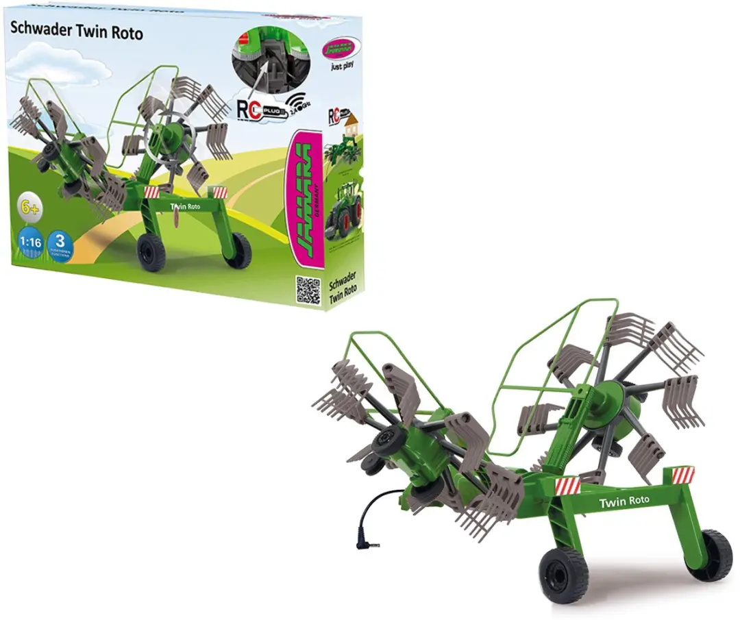 Jamara 412411 Twin Rotor Hooischudder RC Landbouwvoertuig 1:16