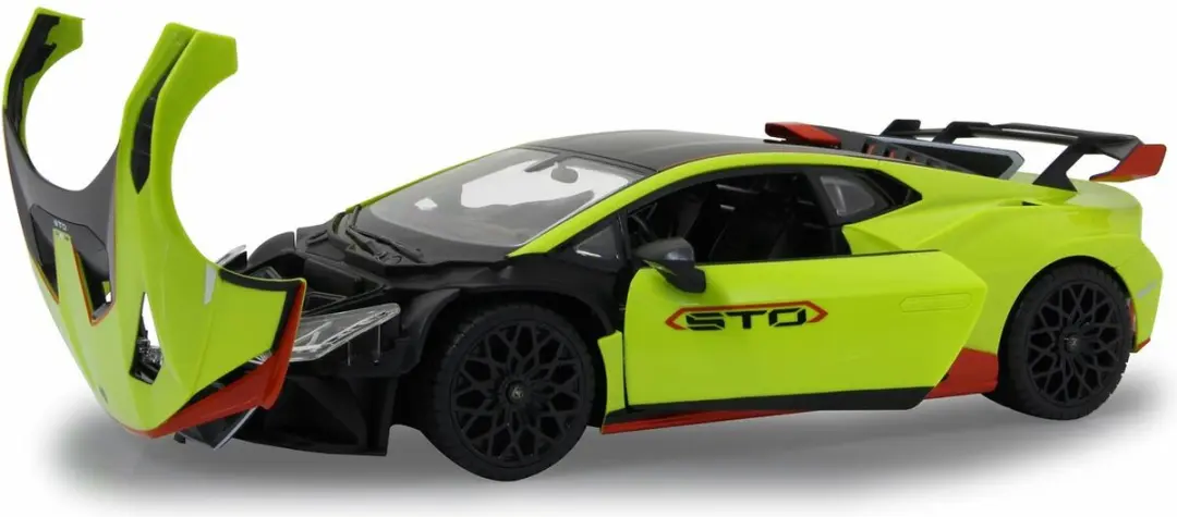 Jamara RC voertuig Auto - 402125 RC Sport Auto - Lamborghini Huracan STO - Groen RC Model Kant en Klaar - 1:14 Bestuurbare Auto