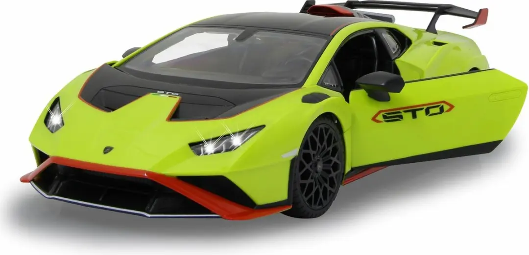 Jamara RC voertuig Auto - 402125 RC Sport Auto - Lamborghini Huracan STO - Groen RC Model Kant en Klaar - 1:14 Bestuurbare Auto