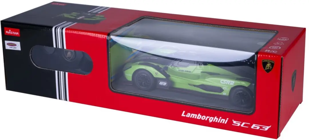 Jamara RC voertuig Auto - 402206 RC Sport Auto Lamborghini SC63 LMDH - Groen - 2,4GHz RC Model Kant en Klaar - 1:24 Bestuurbare Auto