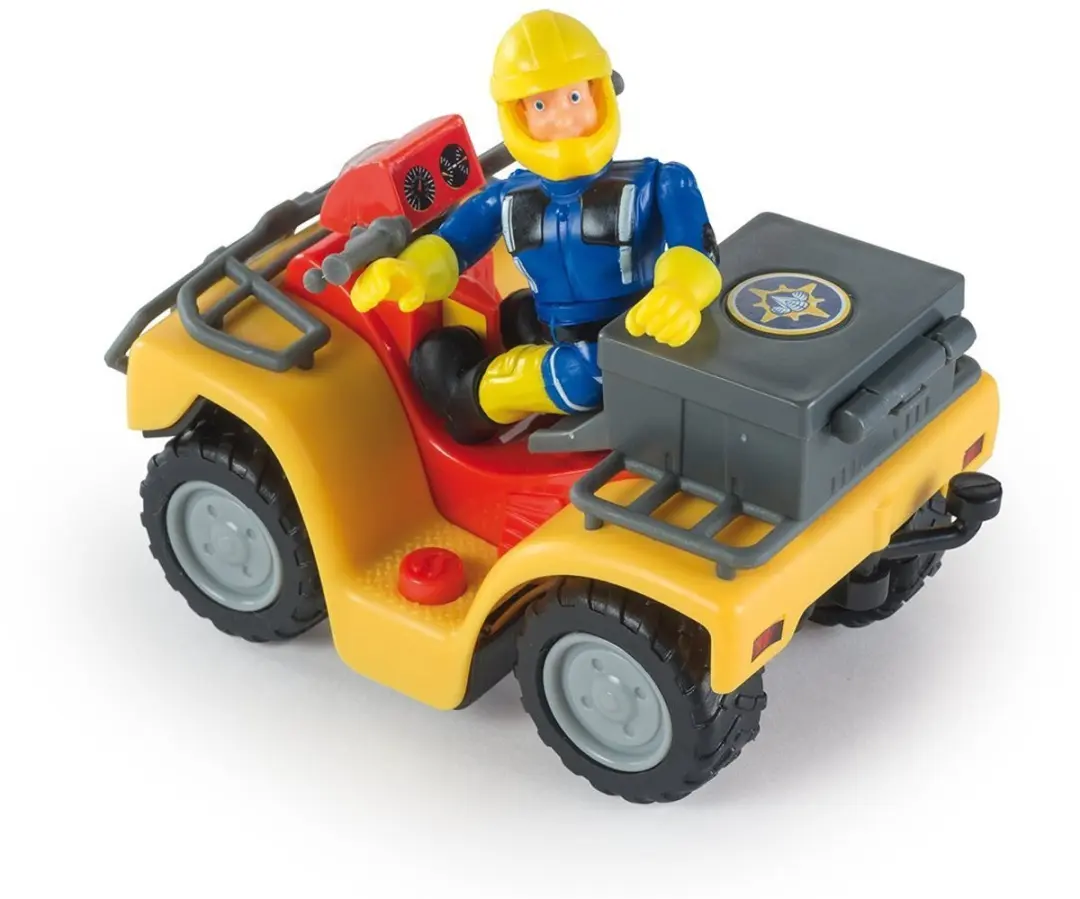 Simba Brandweerman Sam Quadbike Mercury Speelgoedvoertuig - Rood/Grijs/Zwart/Geel
