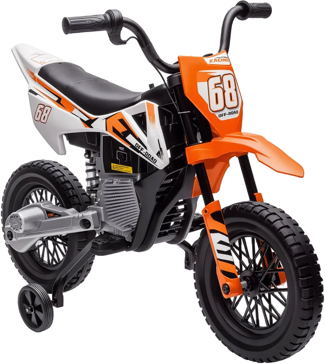 AIYAPLAY Elektrische kindermotorfiets Kunststof, Metaal 107L x 56B x 70H cm Oran