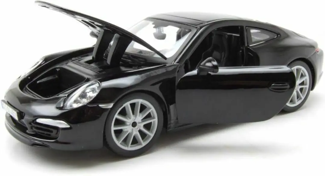 Bburago Porsche 911 Carrera S zwart modelauto 1:24