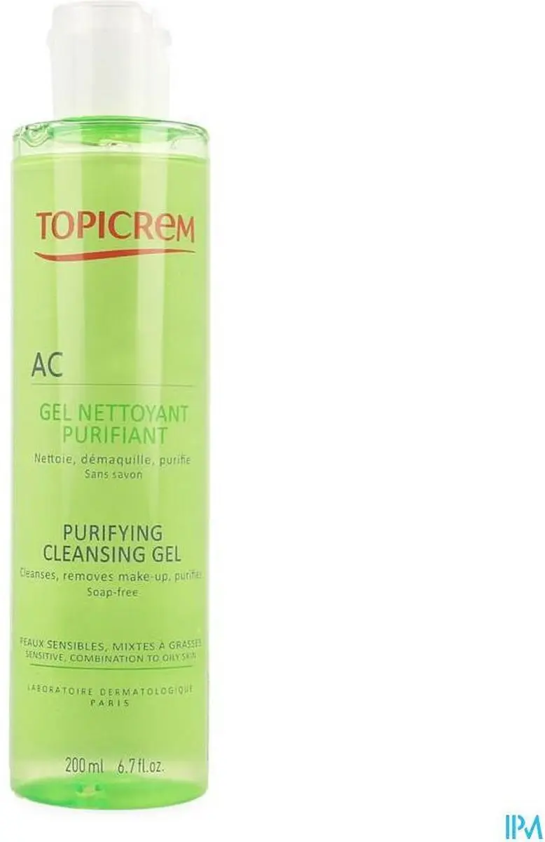 Topicrem Ac Purifying Cleansing Gel 200ml - 200 Stuks