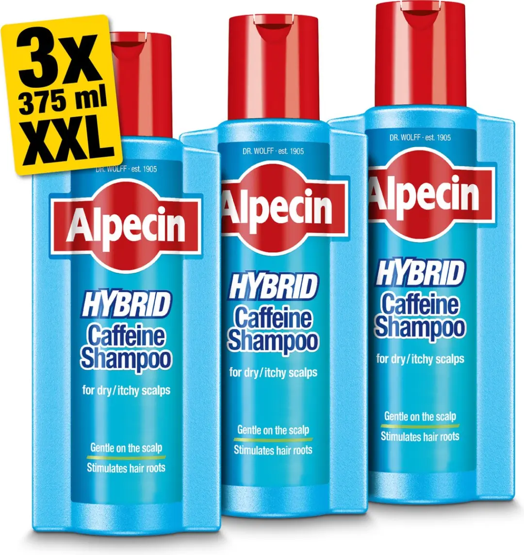 Alpecin Hybrid Shampoo 3x 375ml