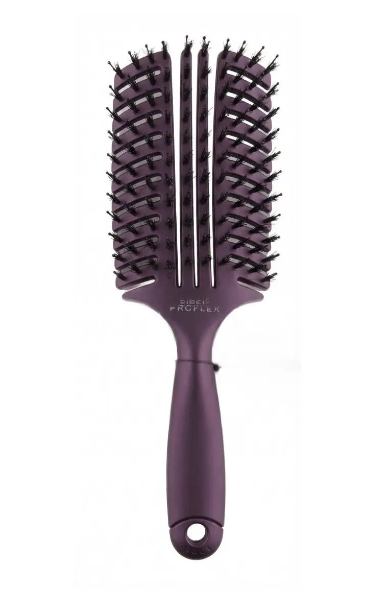 Sibel Proflex Haarborstel Burgundy -Large